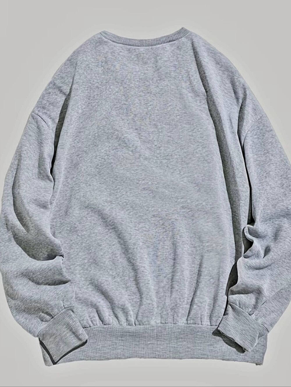 Meowy Christmas Grey Cat Sweatshirt - Picture 2 of 3